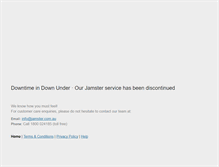 Tablet Screenshot of jamster.com.au